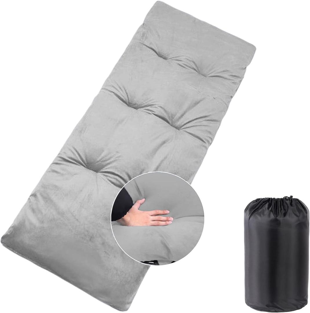 Camping Cot Sleeping Pads Mattress Comfortable Thicker - Adults Kids Soft Fluffy Foldable Sleeping Mats 75 * 28 inch for Hiking Backpacking Traveling