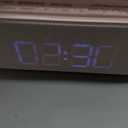 COLSUR Bluetooth Speaker with Wireless Charger, FM Radio, Dimmable LED Night Light, Dual Wireless Speakers, 2500mAh Portable Speaker for Home Decoration, Bedroom, Office, Gift (Pink)