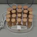 Conair Double Ceramic Hot Rollers for Long, Medium, and All Hair - Hair Curler - Hair Roller Clips Included - 1/2 inch, 3/4 inch, and 1 inch Rollers (20 Piece Set, Tan)