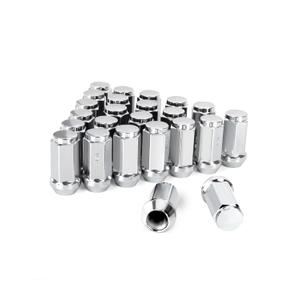 M14x1.5 Lug Nuts for Chevy Silverado Ford GMC, 24Pcs 1.8" Length 14mmx1.5 Lug Nuts for Aftermarket Wheels, 14x1.5 Wheel Nuts for Silverado 1500 Avalanche Colorado Suburban K1500 Yukon Traverse Acadia