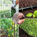 HongWay 240 Pack 6 Inch Landscape Staples, Garden Stakes Galvanized Tent Stakes Heavy Duty 11 Gauge SOD Landscaping Fabric Pins Yard Ground Lawn Staples for Plant Cover, Turf, Fence, Grass Decoration