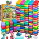 Magic Clay - Air Dry Clay 96 Colors, Modeling Clay for Kids with Tools, Soft & Ultra Light, Toys Gifts for Age 3 4 5 6 7 8+ Years Old Boys Girls Kids