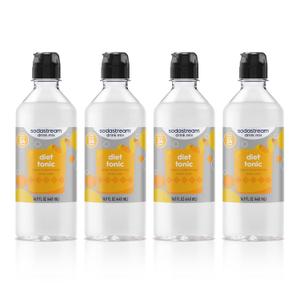 SodaStream Diet Tonic New Pour Bottle, 14.9 FL Oz (Pack of 4) (EXP 02/03/27)