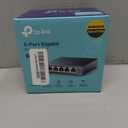 TP-Link 5 Port Gigabit Ethernet Switch (TL-SG105) and Cat 6 Ethernet Cables (5 Foot) - Pack of 5