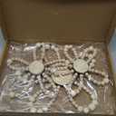 AceOrbit 3 Pcs Boho Daisy Flower Wall Decor, Wood Bead Daisy Wall Art, Beaded Wildflowers, Farmhouse Boho Nursery Decor for Baby Girls Kids Bedroom Dorm Playroom, 7.87'', 5.91'', 4.72''