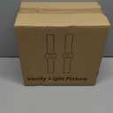 Wall Sconces Set of Two, Hardwired Brushed Nickel Bathroom Sconces Wall Lighting with Clear Glass, Modern Sconces Wall Decor Set of 2 Bathroom Light Fixtures for Mirror Hallway (Bulbs Not Included)