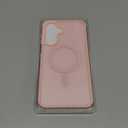 Ezanmull for Samsung Galaxy A16 5G Phone Case Magnetic Shockproof, [Fit for MagSafe] [Glass Screen Protector + Camera Lens Protector] Translucent Anti-Fingerprint (Pink)