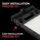 Cabin Air Filter 2 PCS CF11180 Compatible with Nissan Frontier 1998-2004 Xterra 2000-2004 Replaces CF11180 27275-2W625 999M1VP002 999M1VP003 PC4856 C16110