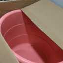HOMZ 2-Pack Utility Tub, Large Plastic Storage Bucket with Rope Handles, 18 Gallon, Pink - Portable Indoor and Outdoor Buckets for Kitchen, Laundry, Garden, Bathroom, and Garage Organization