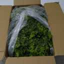 9FT Cedar Garland with Lights, Prelit Christmas Garland Artificial Realistic, Real Touch Pine Christmas Garland for Mantle Stairs Outdoor Decoration, Battery Operated Faux Greenery Garlands Thick Lush