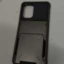 COOYA for Motorola Edge 2024 Case Wallet 5 Credit Card Holder Slot Flip Cover Anti-Slip Wallet Case Back Pocket Dual Layer Protective Hard Shell TPU Rubber Bumper for Moto Edge 2024 5G 6.6 Bronze