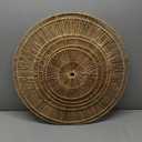 CHI AN HOME Wicker 23 Inch Jute Wall Decor Baskets, Set of 6 Extra Large Woven Jute Wall Plates, 23",21",15",13",12,10", Decorative Baskets for Wall Arts, Wall Hanging for Bedroom, Living Room, Office