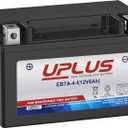 UPLUS YTX7A-BS Motorcycle Scooter Battery, EB7A-4-I Maintenance Free 12V 6Ah SLA Batteries ATV AGM Battery, Replacement for YTX7A-4, ETX7A-BS, LTX7A-BS,NTX7A-BS,FTX7A-BS, ENTX7A-BS, GTX7A-BS, MTX7A-BS