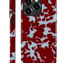 Compatible with iPhone 14 Pro Max Case - Dual-Layer Protection, Hard Shell with Silicone Interior,Slim Scratch Resistant Shockproof for Woman Men - Tortoise Print