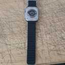 Apple Watch Ultra [GPS + Cellular 49mm] Titanium Case with Midnight Ocean Band, One Size 