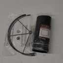 GO&SO Modern Black Lamp Shade Set of 1,Medium Drum Replacment Lampshade Silk,11  13" 10" Spider Lampshades for Table Lamps and Floor Lamp,Modern Shade for Bedroom,Living Room,Simple Assembly