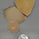 Invisible Strapless Sticky Bra Push up for Women, Ultra Adhesive Bra for Backless Dress, Cleavage Bra Lift Novelty Bras (A Cup, Light Beige)