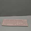 Logitech MK270 Wireless Keyboard and Mouse Combo for Windows, 2.4 GHz Wireless, Compact Mouse, 8 Multimedia and Shortcut Keys, 2-Year Battery Life, for PC, Laptop - Rose