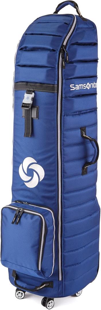Samsonite Golf Premium Quilted Golf Travel Cover with Wheels
Detachable Shoe Bag, 4 Multi-Directional Wheels, Compression Strap