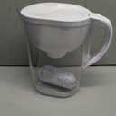 Brita Large Water Filter Pitcher for Tap and Drinking Water, Includes 1 Standard Filter, BPA-Free, Lasts Two Months, 10-Cup Capacity, Bright White