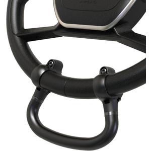 Cozy Arm Handlebar: Original, Medium, Universal Steering Wheel Armrest for Comfortable Long Drives - Silicone Grip Design - Fits All Cars, SUVs, Trucks - Quick Installation - Drive with Ease