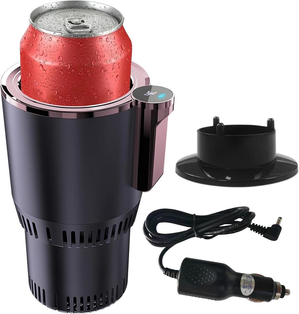 Smart Car Heater & Colder Cups,Temperature Control Cup,Car Cup Holder|Quick Thermal Heating Cups|Car Refrigerator Quick Cooling Cups|Suitable for Most Cars (Purple)