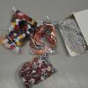 Landical 564 Pcs Sports Keychain Making Kit DIY Baseball Basketball Football Soccer Bead Keychain Craft Adjustable Letter Bead Sport Party Favor Gift Backpack Accessories Holiday Decor