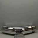 JY PERFORMANCE 5 Inch ID Diesel Exhaust Tip Elbow Tip 5'' Inlet 6'' Outlet 23'' Long Chrome Turndown Exhaust Tip with Clamp