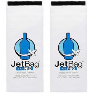 JetBag PRO Protective & Absorbent Bag - Triple Layer, Triple Seal, Absorbs 750 ml - (2 Pack, Bold Design) - Professional
