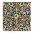 FYSUIMU Set of 6 William Morris Floral Cloth Napkins Vintage Flower Dinner Napkins 18 x 18 Inch Reusable Blue Kitchen Tabletop Collection for Home Party Table Supplies