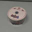 MEEDEE Buchanan Tartan Ribbon 2-1/2" Wide with 25 Yards Red, Blue, White & Yellow Scottish Plaid Polyester Wired Ribbon for Christmas Tree, Wreaths, Bows, Gift Wrap, Weddings, Holiday Crafts