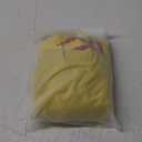 VitalCozy 6.5Ft Round Spandex Backdrop Cover - Sports Theme Arch Backdrop for Party & Photography - Birthday Decoration, No Stand or Balloons Included (Yellow and White)