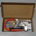 Spurtar 10-120 PSI Heavy Duty Tire Pressure Gauge with Inflator Air Chuck with Pressure Gauge with 4 Way Tool and Valve Cores Air Compressor Attachments Tire Inflator Nozzle for Car Automotive Truck