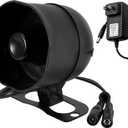 KERUI WiFi Horn Host Loud 115db,Can't Work Alone, Work with Door Sensor, Motion Sensor, Remote Control, as a Home Alarm System, Only Support 2.4G WiFi, Black