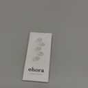 ohora Semi Cured Gel Nail Strips (N Afterglow) - Blue, Glitter, Works with Any UV/LED Lamps, Salon-Quality, Long Lasting, Easy to Apply & Remove - Includes 2 Prep Pads, Nail File & Wooden Stick