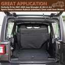 Hard Top Freedom Top Panels Storage Bag for All 2007-2025 Jeep Wrangler JK JKU JL JLU Sports Sahara Freedom Rubicon Unlimited Gladiator JT 2 and 4 Doors