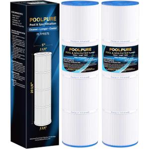POOLPURE PRB75 Spa Filter Replaces Rainbow RTL-75, Custom Molded Products 25390, Pleatco PRB75, Unicel C-4975, Pentair R173435, 17-2632, R172503, Filbur FC-2395,75 Sq.ft. 2pack