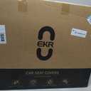 EKR Rav4 Seat Covers Custom Fit for Toyota Rav4 (Only Hybrid) 2019-2025 LE,XLE,XLE Premium,Limited,Woodland Edition, Leather Car Seat Cover Full Set for SUV Faux Leather(Beige)