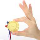 2 x Abaokai 1st, 2nd, 3rd Award Medals, Winner Medals, Metal Award Medals with Smooth Ribbon, Perfect for School Competitions, Party, Students, Olympic Style 2 Inches