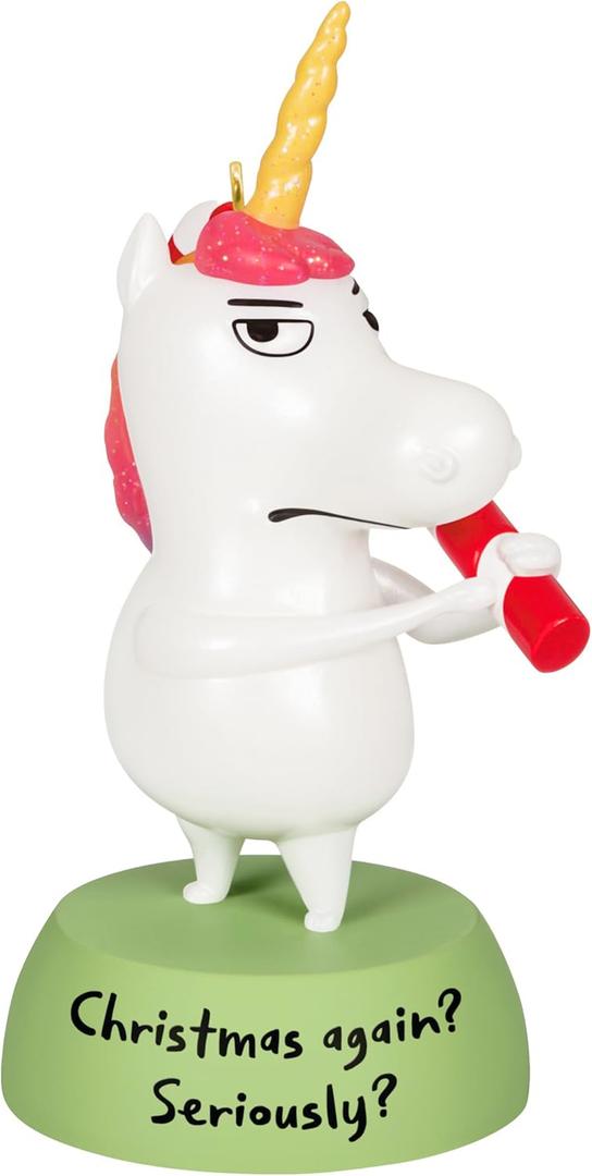 Hallmark Keepsake Christmas Ornament 2024, Meh Unicorn, Funny Gifts