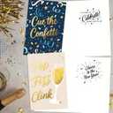 4 x Honeyplum Happy New Year Cards 2026 - Bulk Set of 24 Cards With Envelopes - Sized 4 x 6