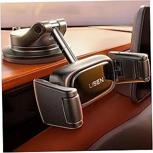 LISEN Suction Phone Mount for Car, [95% Cases Friendly] Car Phone Holder Mount Vacuum Dashboard Phone Holder, Car Cell Phone Holder for iPhone 17 16 15 Pro Max Air Galaxy S26 S25 Cases, Gifts for Mom