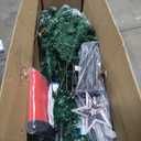 7.5Ft Prelit Christmas Tree Metal Base, Easy to Assemble