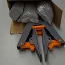 Sponge Mop,Masthome PVA Squeeze Mop with 3 Absorbent Mop Refills,Sponge Mops for Floor Cleaning,Easy Squeeze Roller Mops for Kitchen Bathroom Office (Orange)