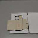 Keallce Wallet Case for iPhone 14 Pro Max 6.7'', Flip Case with Card Slots, Ring Holder Kickstand, PU Leather Protective Folio Cover for Women, Beige