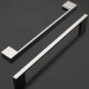Amerdeco 10 Pack Brushed Satin Nickel Cabinet Pulls 7.5 Inch(192MM) Hole Centers Kitchen Cabinet Handles Cabinet Hardware Kitchen Handles for Cabinets Cupboard Handles Drawer Pulls ZH0060