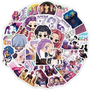 74Pcs Cute Anime Stickers, Cute Cartoon PVC Movie Decals, Perfect for Laptop, Phone Case, Helmet, Water Bottle, Travel Case, Guitar, Ideal Gift for Adults