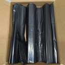 Plasticplace 95-96 Gallon Heavy Duty Black Trash Bags - Contractor Grade, Extra Large Garbage Bags for Construction & Outdoor Trash Cans, 1.2 Mil Thick, 61” x 68” (3 Count Roll)