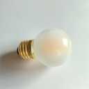 Beonllay 25 Watt Light Bulbs Equivalent E26 Frosted Globe Light Bulb, 2W LED Light Bulb 2700K Warm White G16.5 Light Bulb, Frosted Glass, 6 Pack