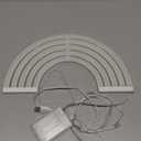 Neon Rainbow Sign, Battery or USB Powered Light for Wall Decor, Colorful Hanging Decoration for Kids Bedroom, Cute LED Lamp for Girls Room Party Christmas